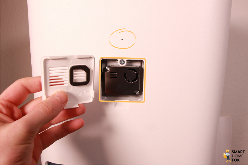 Die Sensoren zur Messung der Luftqualität vom Xiaomi Mi AIr Purifier Pro H Luftreiniger